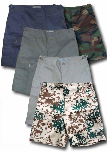 Shorts Kurze Hosen Cargoshorts Tarnhose Rangerhose in 6 Farben u. Größe S - 2XL