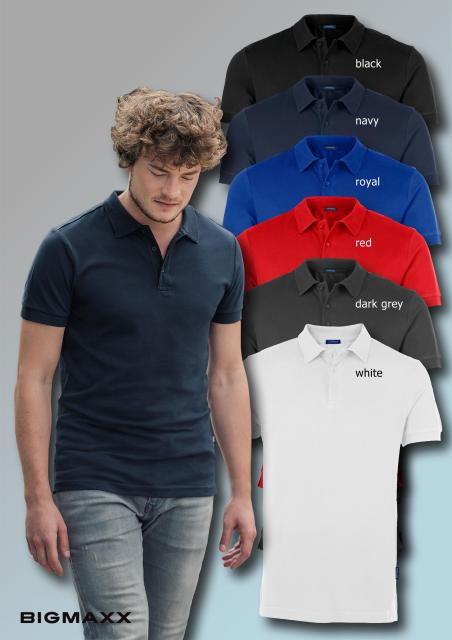 Herren Luxury Stretch Polo Model alt