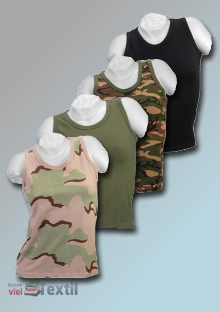 Damen Tank-Top Ladies-Top Trägershirt Oberteil Muskel-Shirt Stretch Shirt XS-2XL