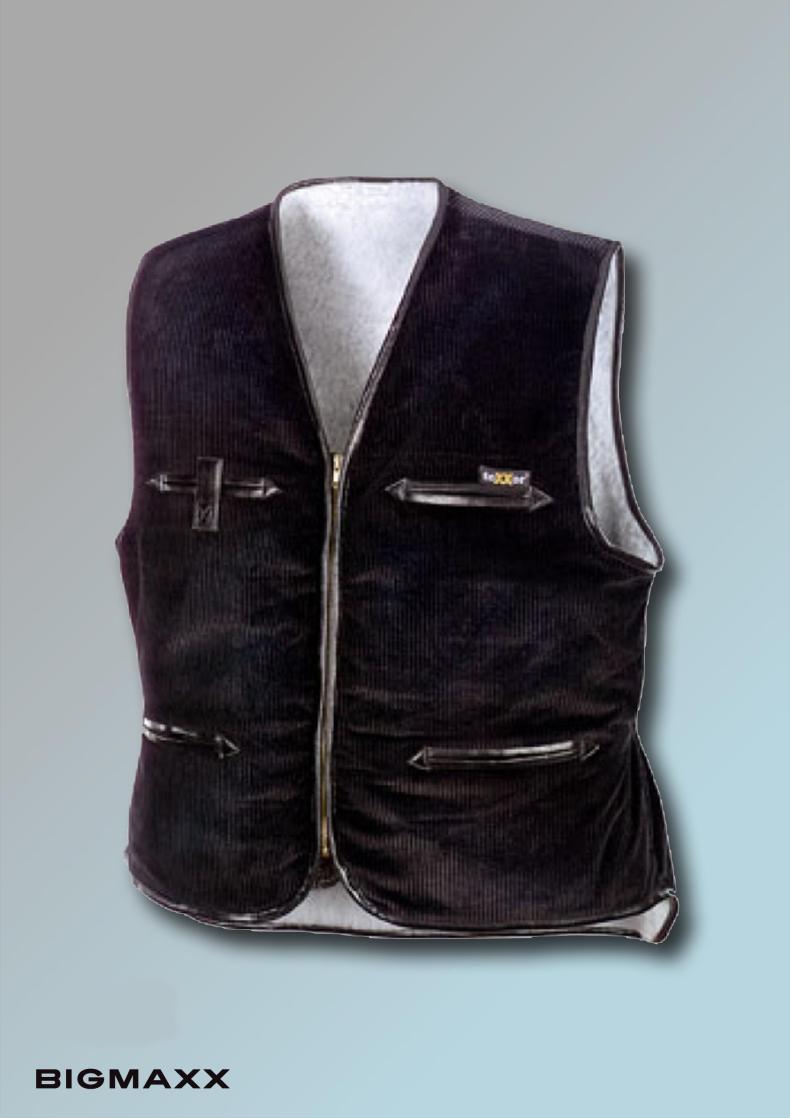 teXXor Grobcordweste VEGA Zunftweste Arbeitsweste Cordweste Schwarz Gr S bis 3XL