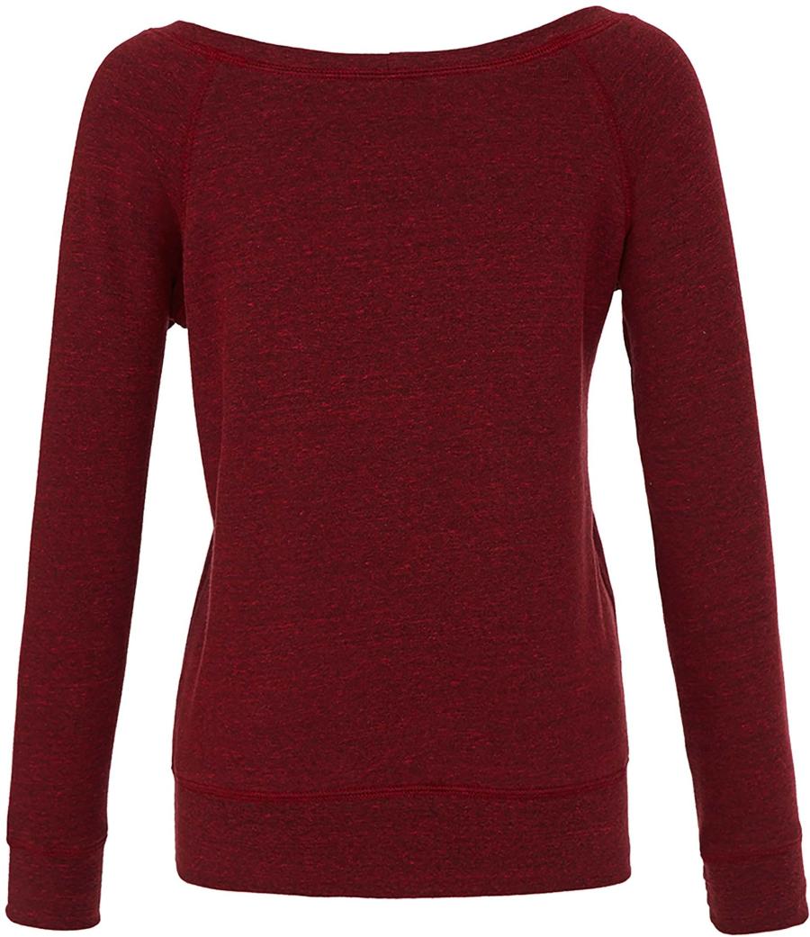 BE7501-Women's Sponge Fleece Wide Neck Sweatshirt-var